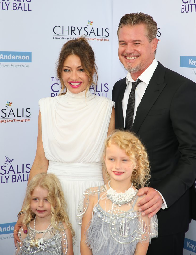 Rebecca Gayheart and Eric Dane with their daughters | Source: Getty Images