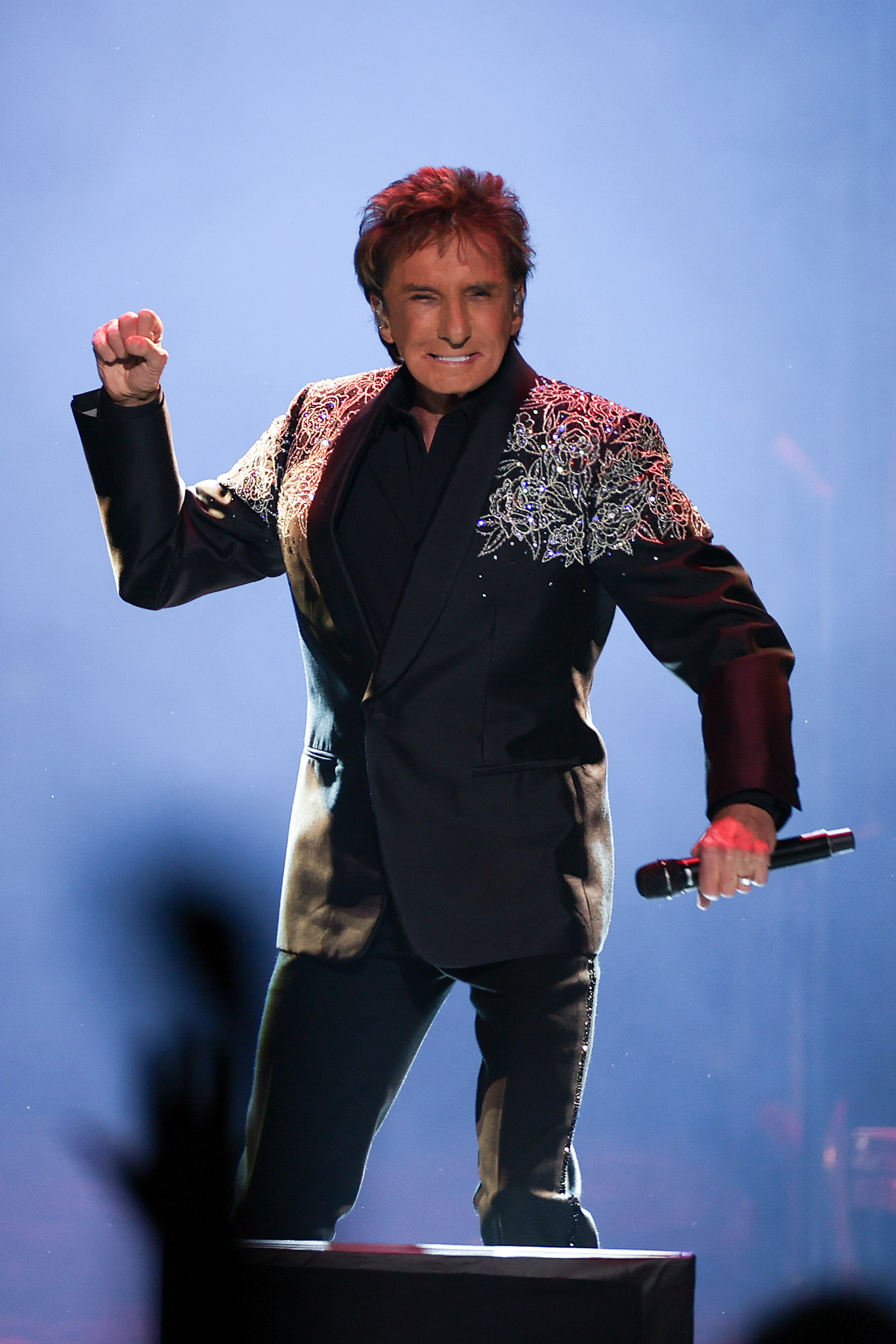 Barry Manilow performs onstage during the