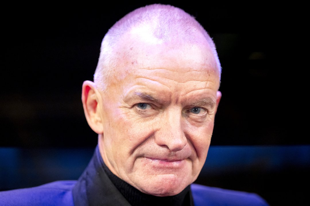 Sting poses during a photocall after the world premiere of his musical