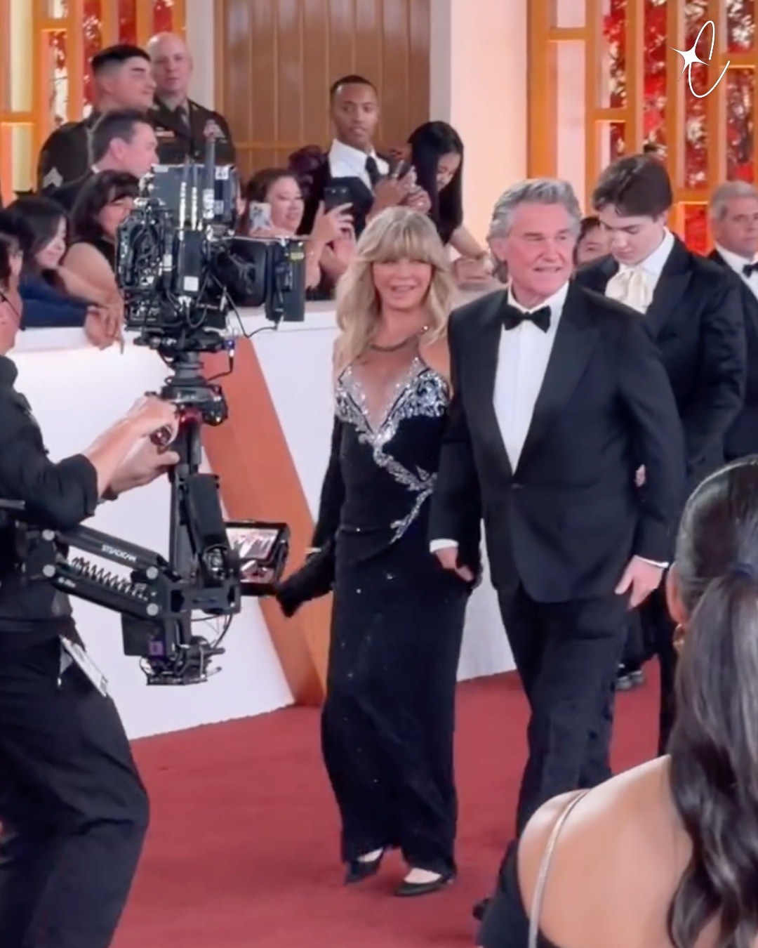 Goldie Hawn and Kurt Russell attend the 98th Oscars at Dolby Theatre on March 15, 2026, in Hollywood, California | Source: Instagram/goodmorningamerica