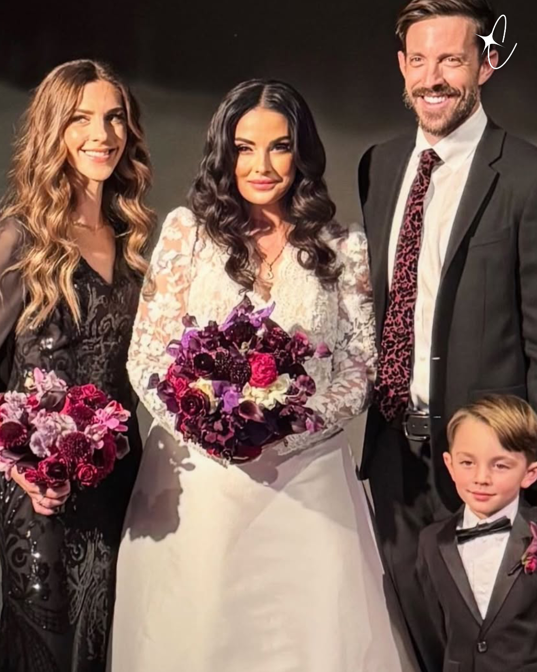 Shara Blue Bono and family on her wedding day, from a post dated March 14, 2026 | Source: Instagram/sharablue