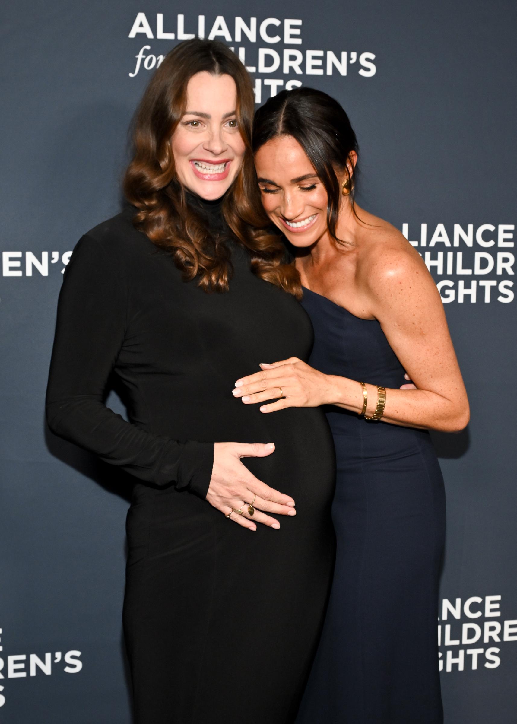 Kelly McKee Zajfen and Meghan, Duchess of Sussex at The Alliance for Children's Rights 34th Annual Champions for Children held at Beverly Wilshire on 19 March 2026 in Beverly Hills, California. | Source: Getty Images