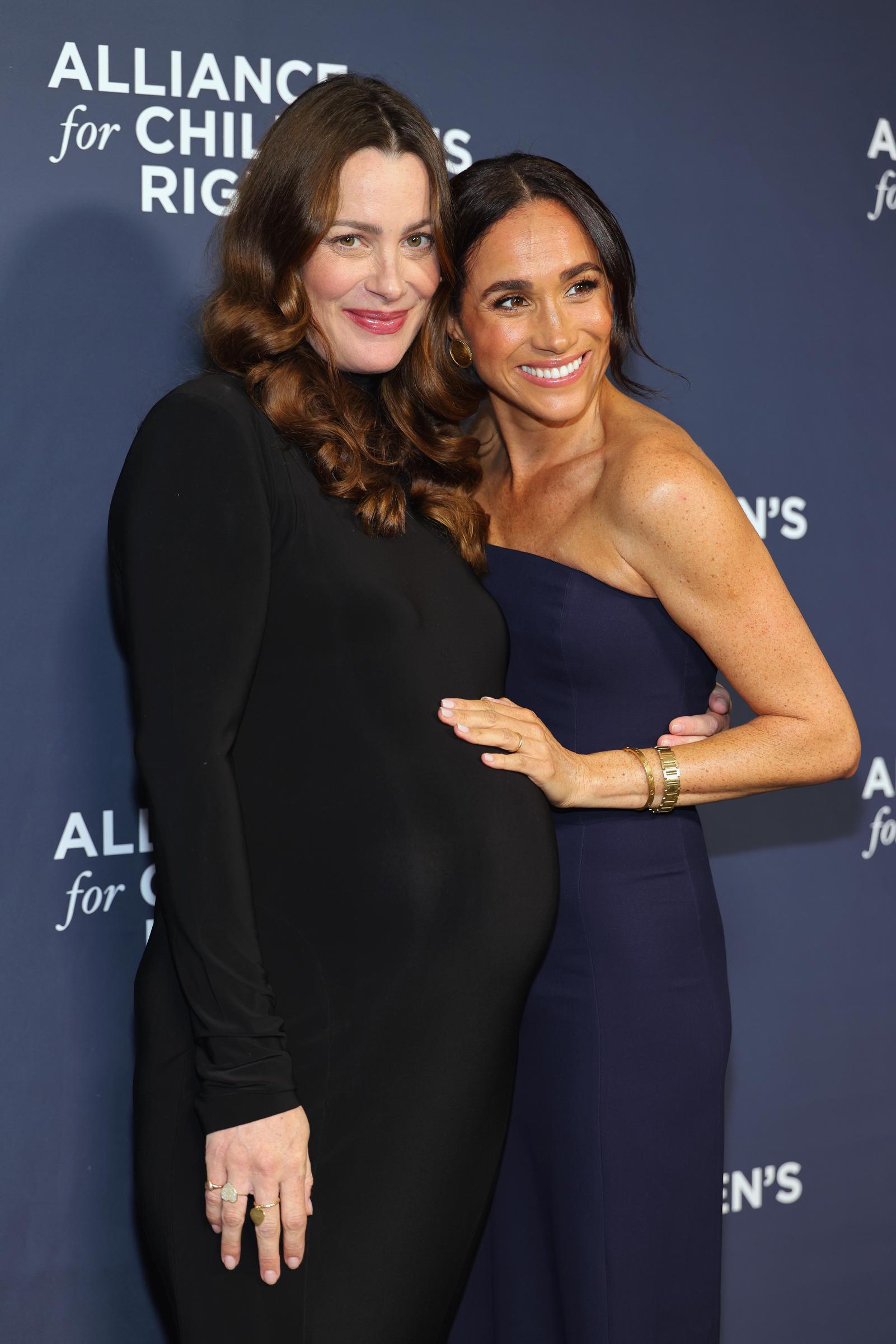 Kelly McKee Zajfen and Meghan, Duchess of Sussex at The Alliance for Children's Rights 34th Annual Champions for Children held at Beverly Wilshire on 19 March 2026 in Beverly Hills, California. | Source: Getty Images