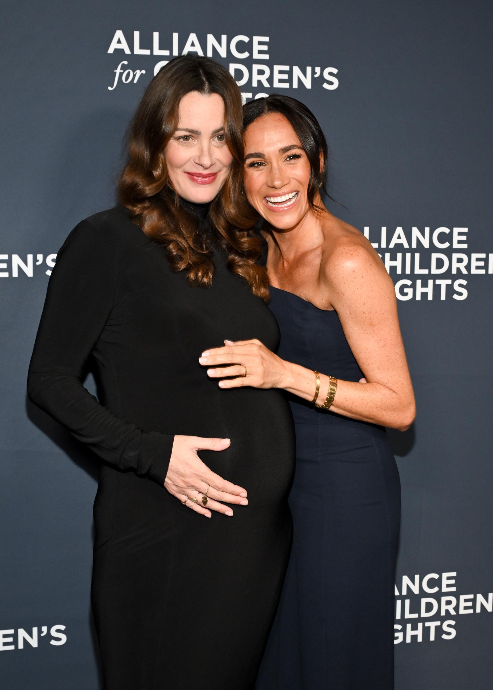 Kelly McKee Zajfen and Meghan, Duchess of Sussex at The Alliance for Children's Rights 34th Annual Champions for Children held at Beverly Wilshire on 19 March 2026 in Beverly Hills, California. | Source: Getty Images