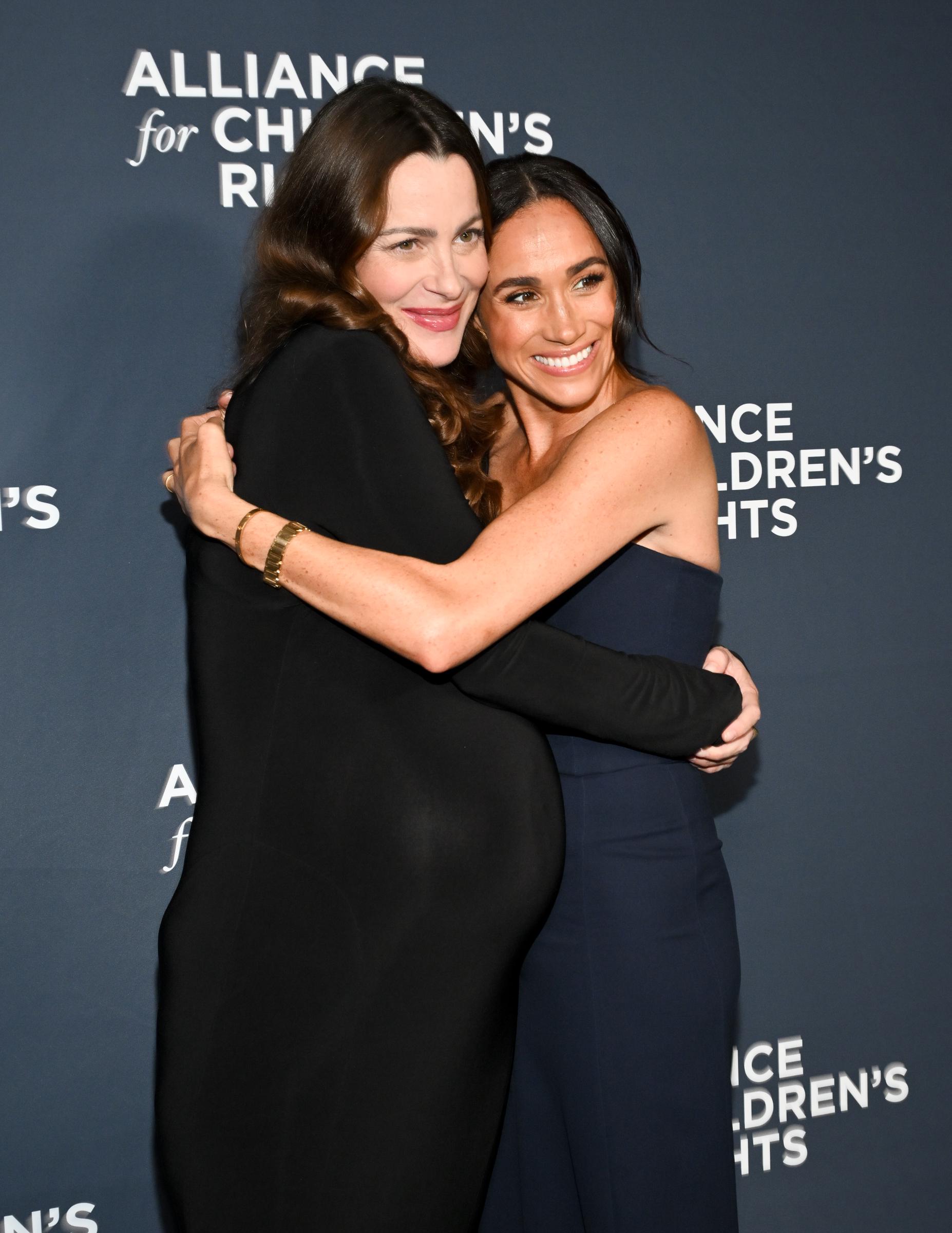Kelly McKee Zajfen and Meghan, Duchess of Sussex at The Alliance for Children's Rights 34th Annual Champions for Children held at Beverly Wilshire on 19 March 2026 in Beverly Hills, California. | Source: Getty Images