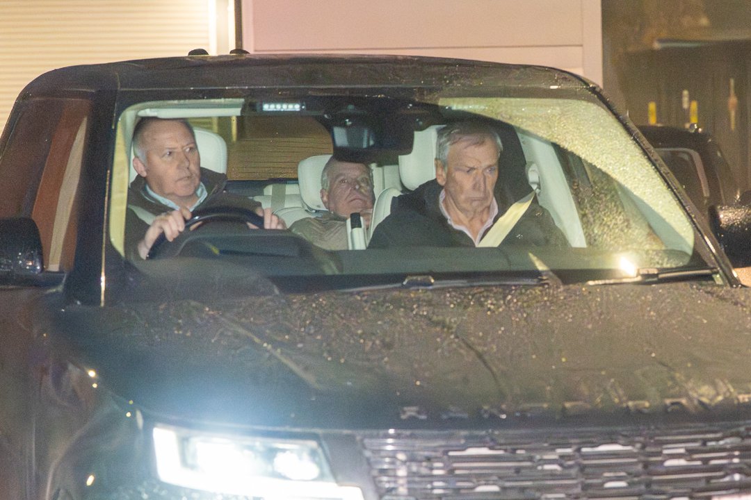 Andrew Mountbatten-Windsor is seen being driven away from a police station following his arrest on suspicion of misconduct in a public office.