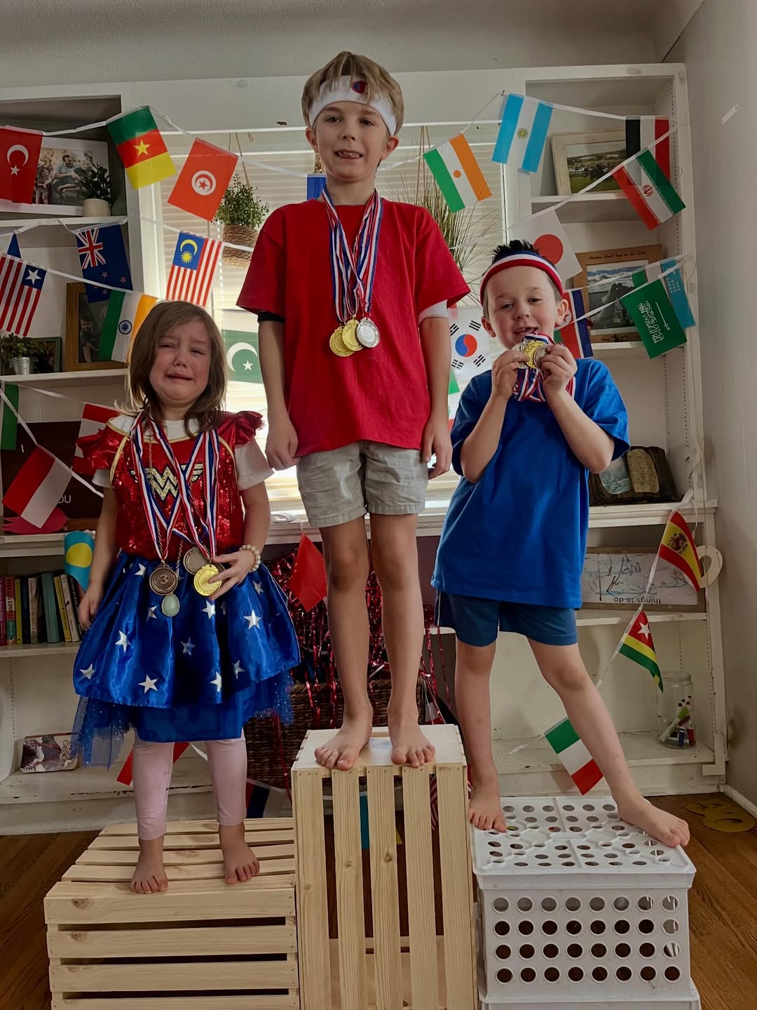 Jessi Pierce's three children seen in a post dated February 11, 2026 | Source: Instagram/jessip224