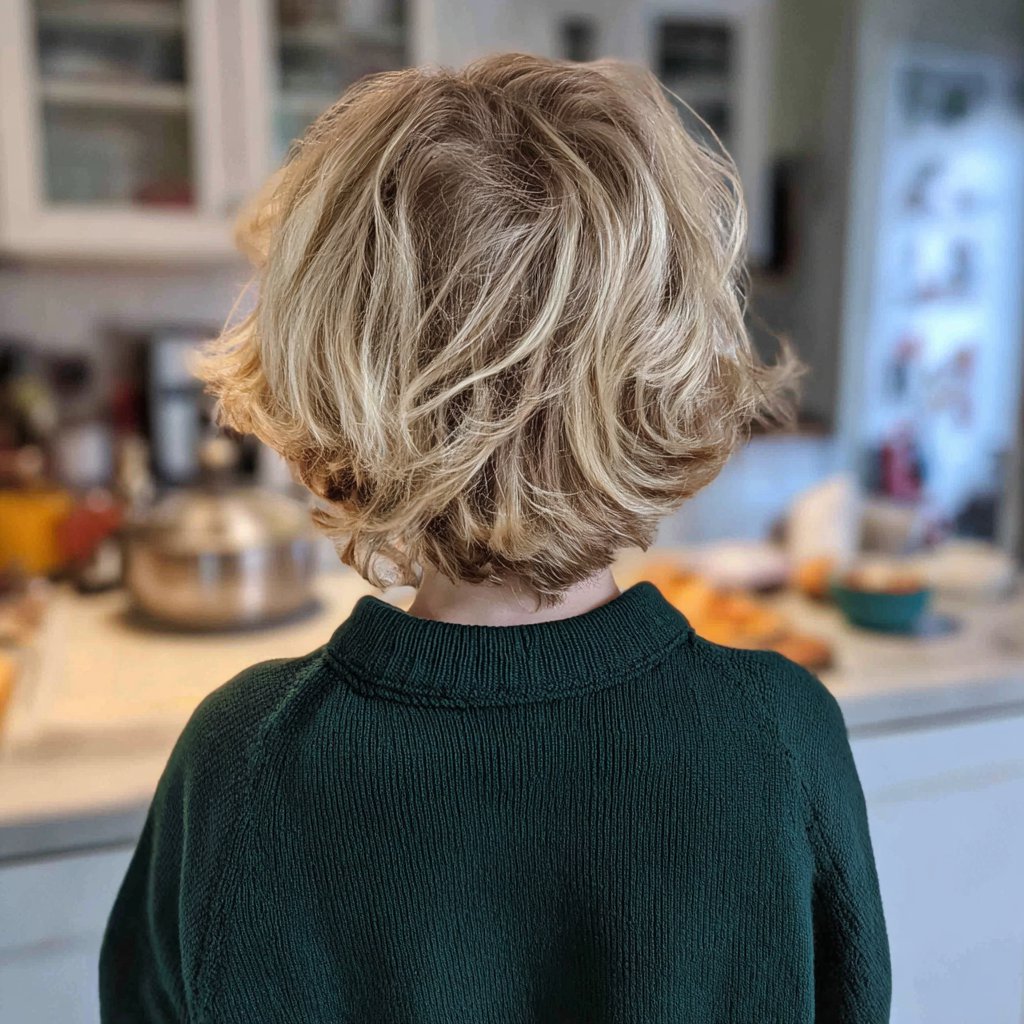 A little boy standing in a kitchen | Source: Midjourney