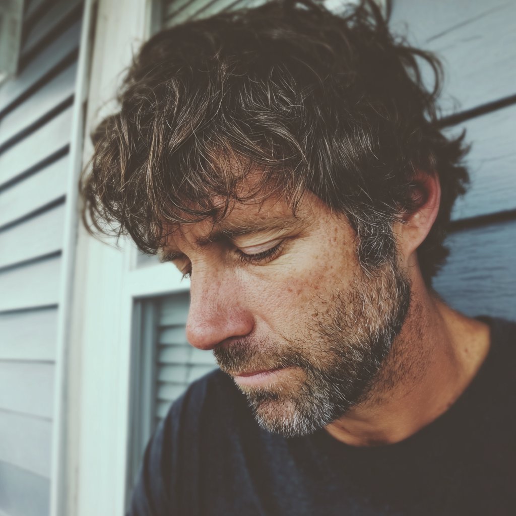 An upset man standing outside | Source: Midjourney