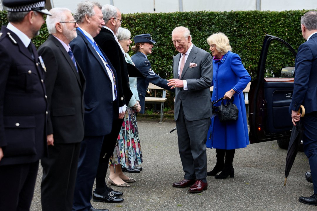 King Charles III and Queen Camilla arrive for an event celebrating The Eden Project's 25th anniversary on 24 March 2026 in St Austell, England. | Source: Getty Images