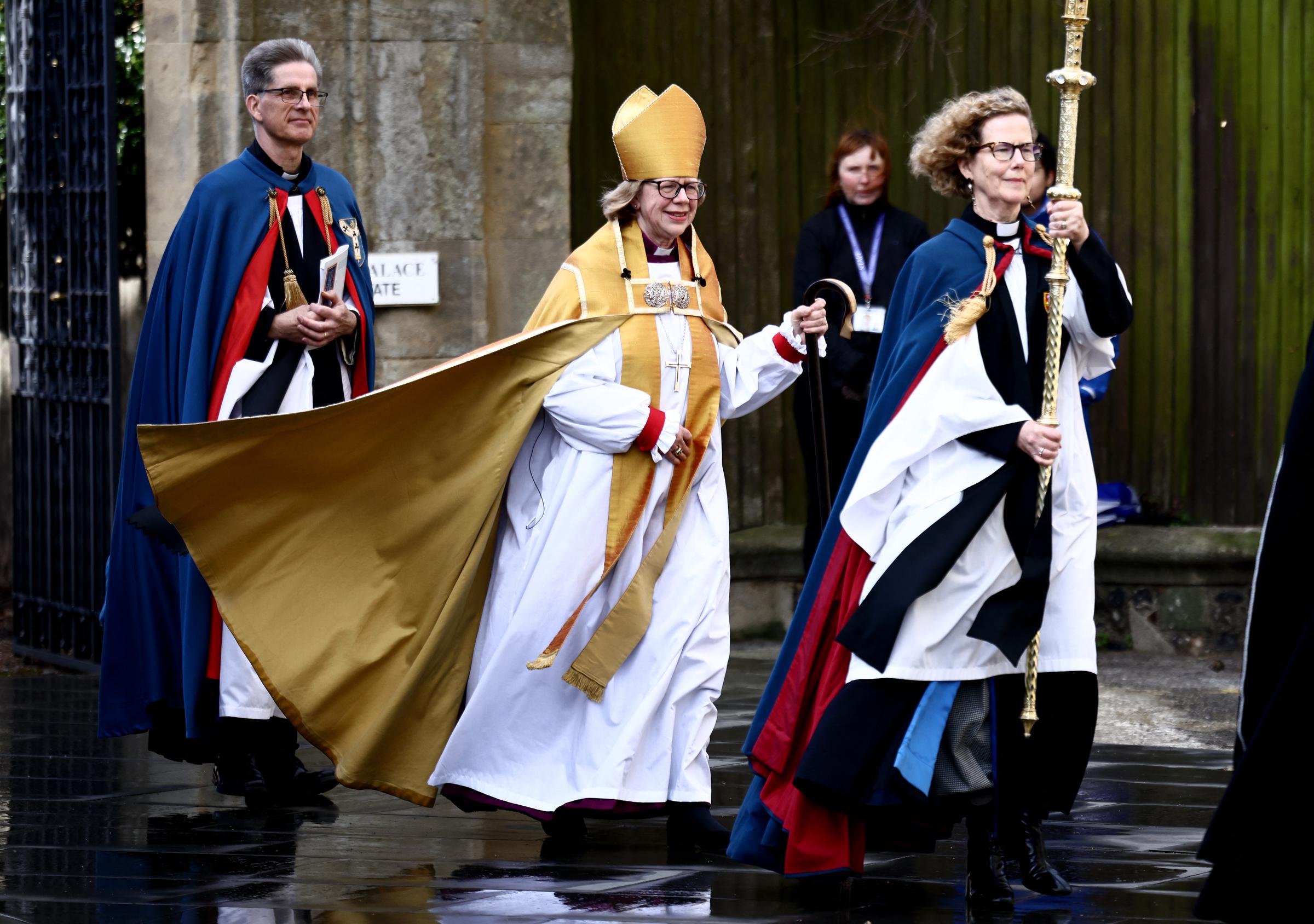 Her gold robes catching the morning air as she strode through the Palace Gate on 25 March 2026, Mullally arrived at Canterbury Cathedral to begin the ceremony that would formally install her as the 106th Archbishop of Canterbury. More than 2,000 guests already inside, including William, Prince of Wales, Catherine, Princess of Wales, and more.