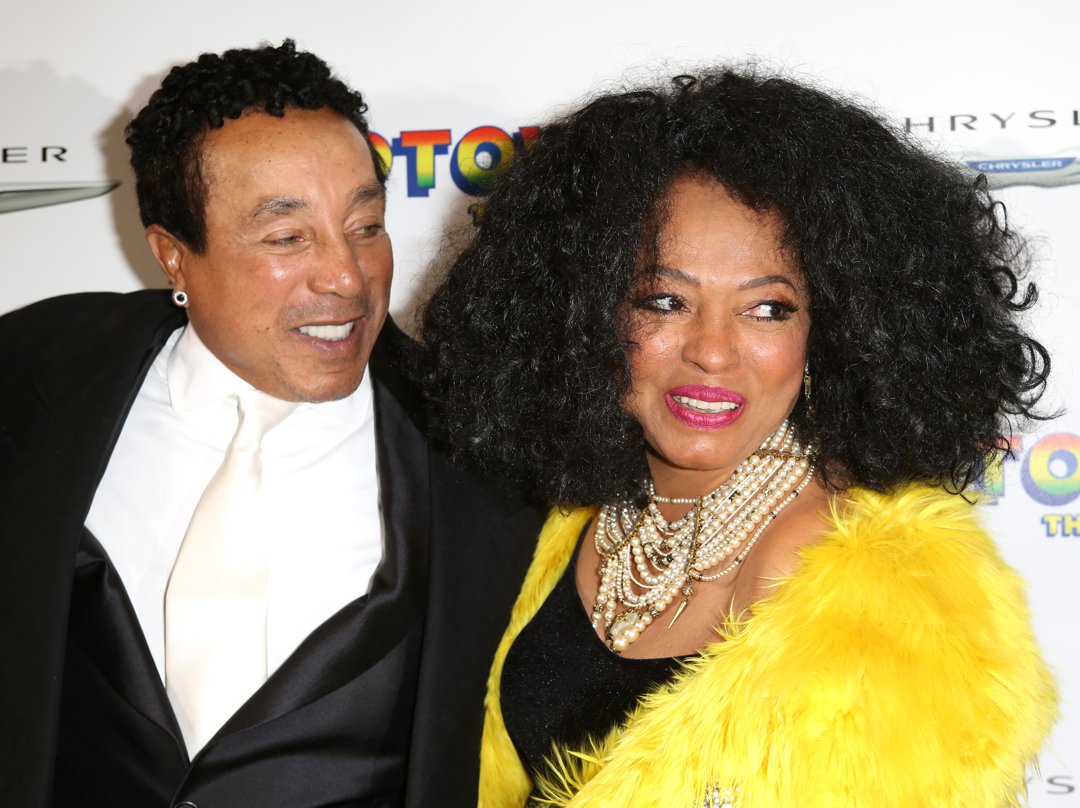 Smokey Robinson and Diana Ross attend the Broadway Opening Night Performance of