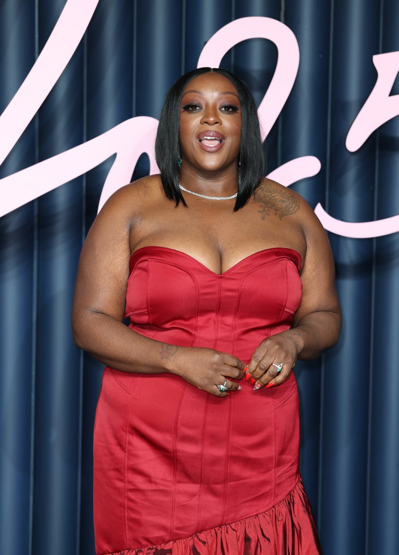 Love brings full red-carpet drama to The Fashion Awards at the Royal Albert Hall, stepping out in a show-stopping strapless red gown that hugs every curve. With sleek shoulder-length hair, bold jewellery, and undeniable presence, the television star owns the night from every angle.