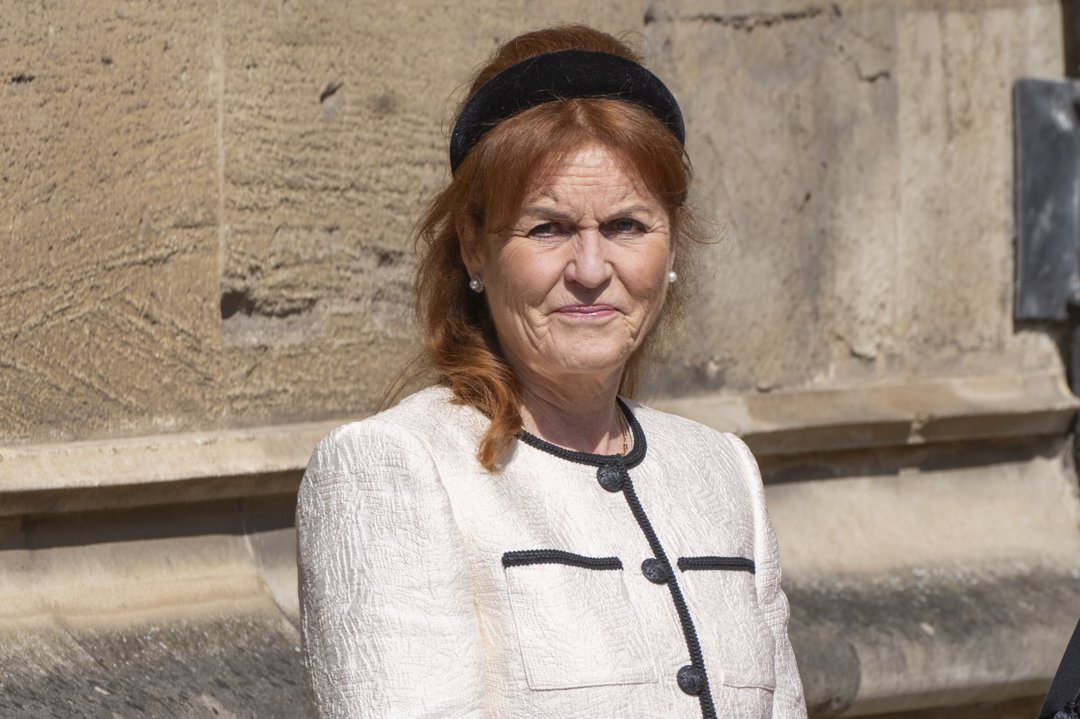 Sarah Ferguson, Duchess of York attends the traditional Easter Sunday Mattins Service at St George's Chapel on 20 April 2025 in Windsor, England. | Source: Getty Images