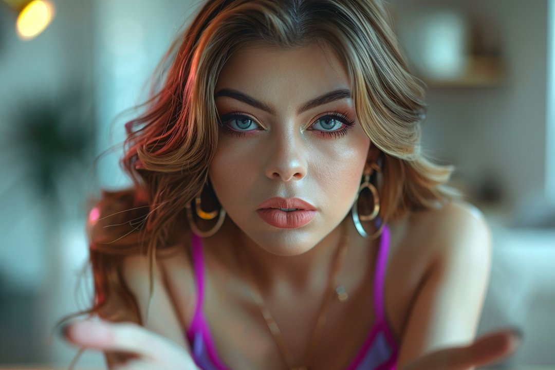 A woman shrugging | Source: Midjourney