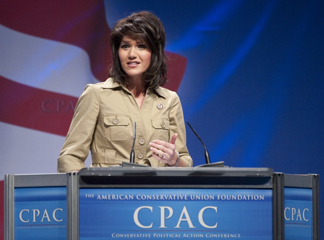 Kristi Noem speaks during the CPAC meeting held by the American Conservative Union on February 10, 2011, in Washington, D.C. | Source: Getty Images