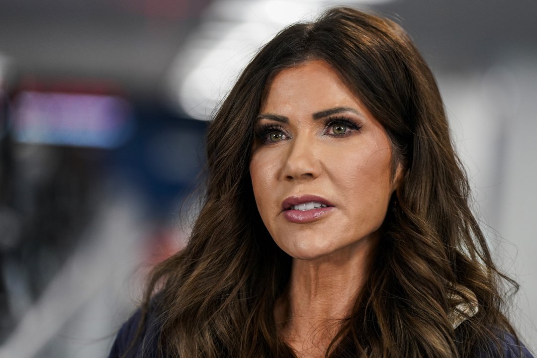 Secretary Kristi Noem speaks during a news conference at the FEMA National Response Coordination Center on January 24, 2026, in Washington, D.C. | Source: Getty Images