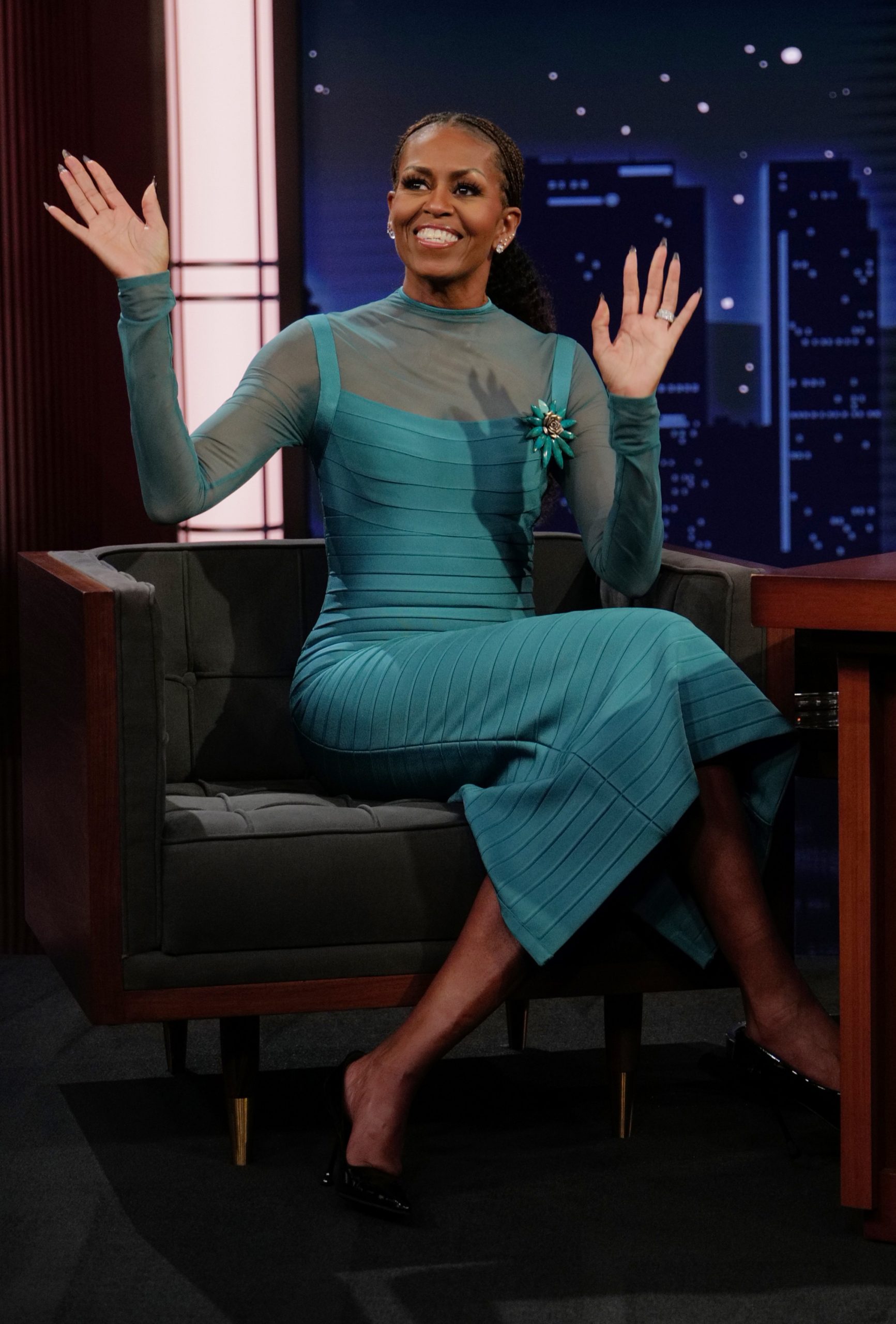 Former U.S. First Lady Michelle Obama on an episode of 