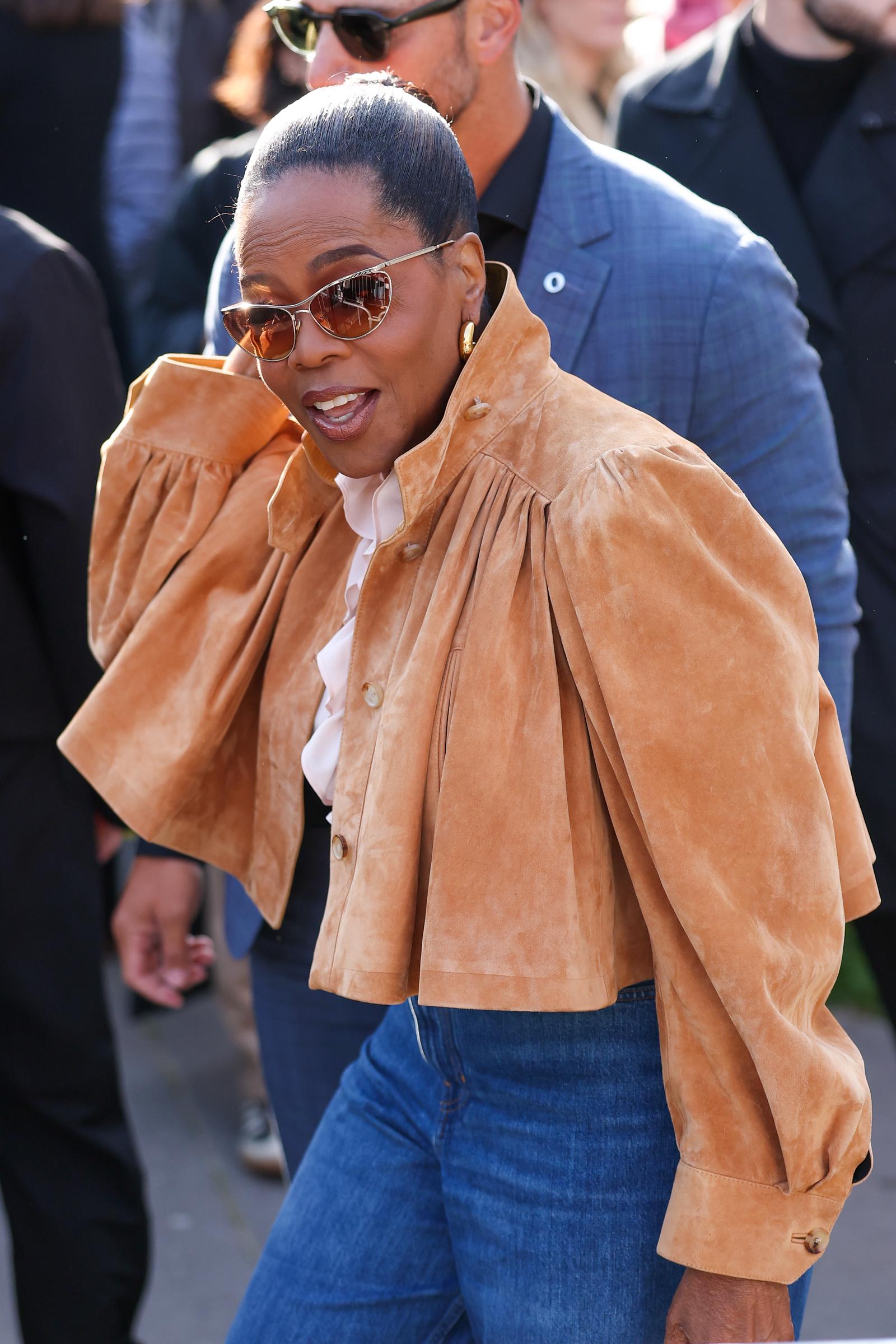 Oprah Winfrey attends the Chlo&eacute; Womenswear Fall/Winter 2026-2027 show as part of Paris Fashion Week on March 5, 2026, in Paris, France | Source: Getty Images
