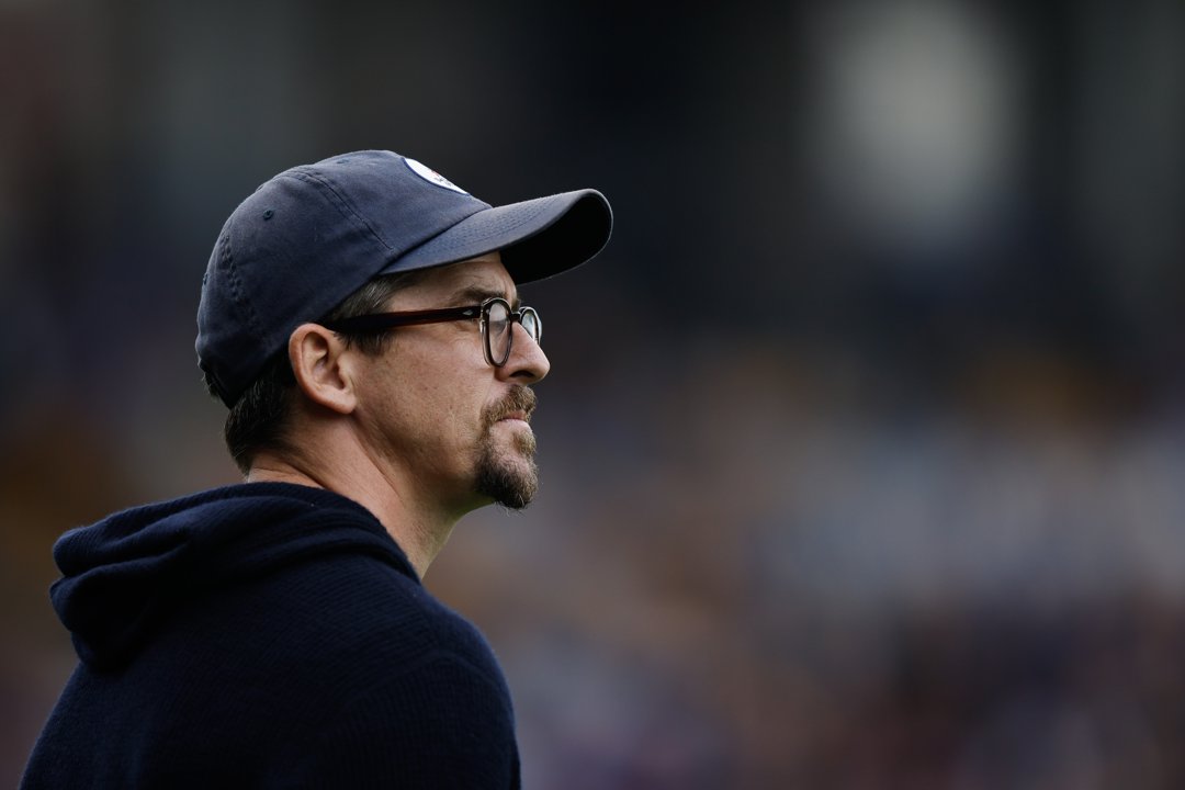 Joey Barton, then-head coach/manager of Bristol Rovers, during the Sky Bet League One match between Shrewsbury Town and Bristol Rovers at The Croud Meadow on 16 September 2023 in Shrewsbury, England. | Source: Getty Images