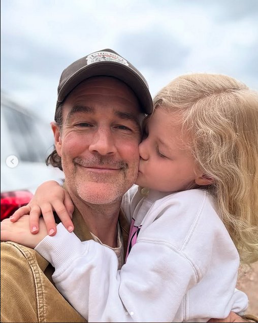 James and Emilia Van Der Beek, from a post dated March 24, 2025 | Source: Instagram/vanderjames