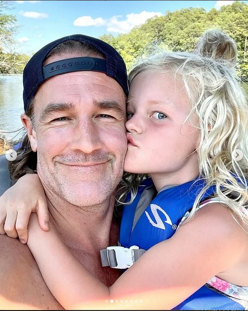 James and Emilia Van Der Beek, from a post dated March 24, 2024 | Source: Instagram/vanderjames