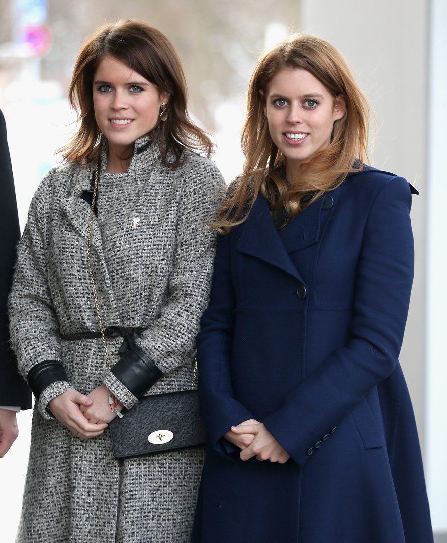 Princess Beatrice and Princess Eugenie arrive to call on Minister David McAllister of Lower Saxony on 18 January 2013 in Hanover, Germany. | Source: Getty Images