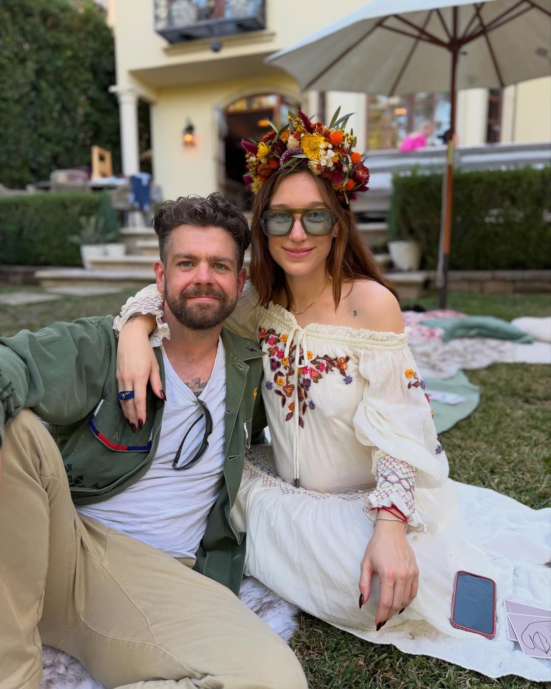 Jack and Aree Osbourne pose for a photo, shared on 10 December 2025. | Source: Instagram/areeosbourne