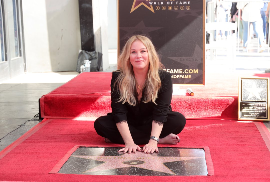 Christina Applegate attends a ceremony honoring her with a star on the Hollywood Walk Of Fame on November 14, 2022. | Source: Getty Images