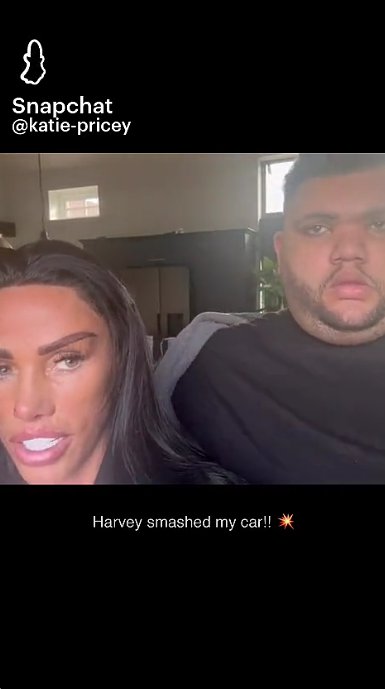 A screengrab of Katie Price's video, posted on 11 March 2026. | Source: Snapchat/Katie Price
