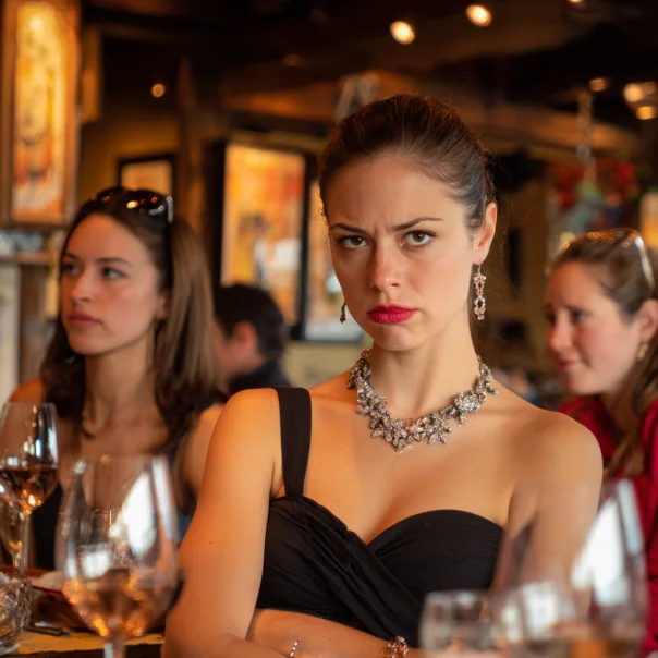 An angry woman at a restaurant | Source: Midjourney
