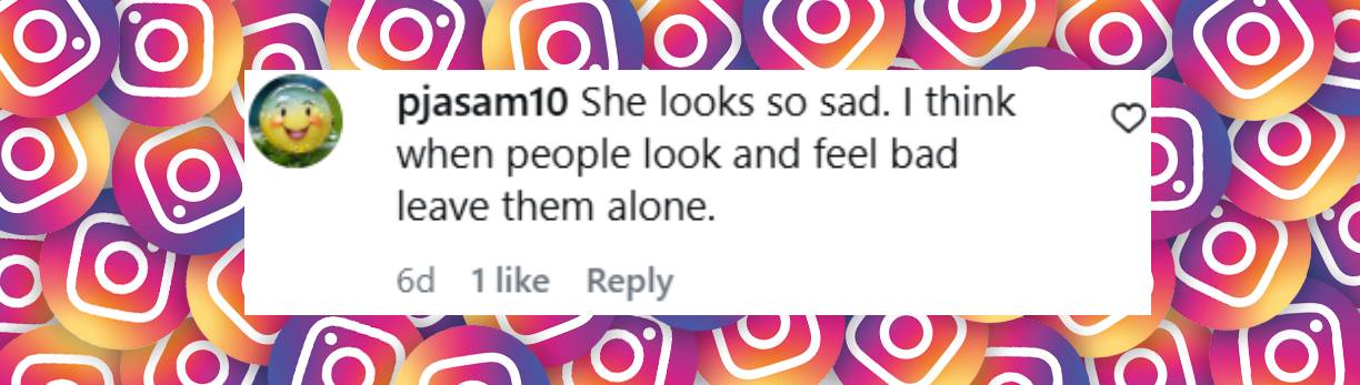 Fan reaction about Amanda Bynes' December 2025 public appearance, posted on December 17, 2025. | Source: Instagram/backgrid_usa