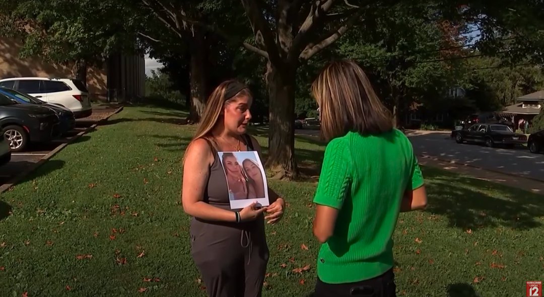 Lori Kralle speaking with a news reporter about the loss of her daughter, Abby Gillon, posted on August 18, 2025. | Source: YouTube/ Local 12