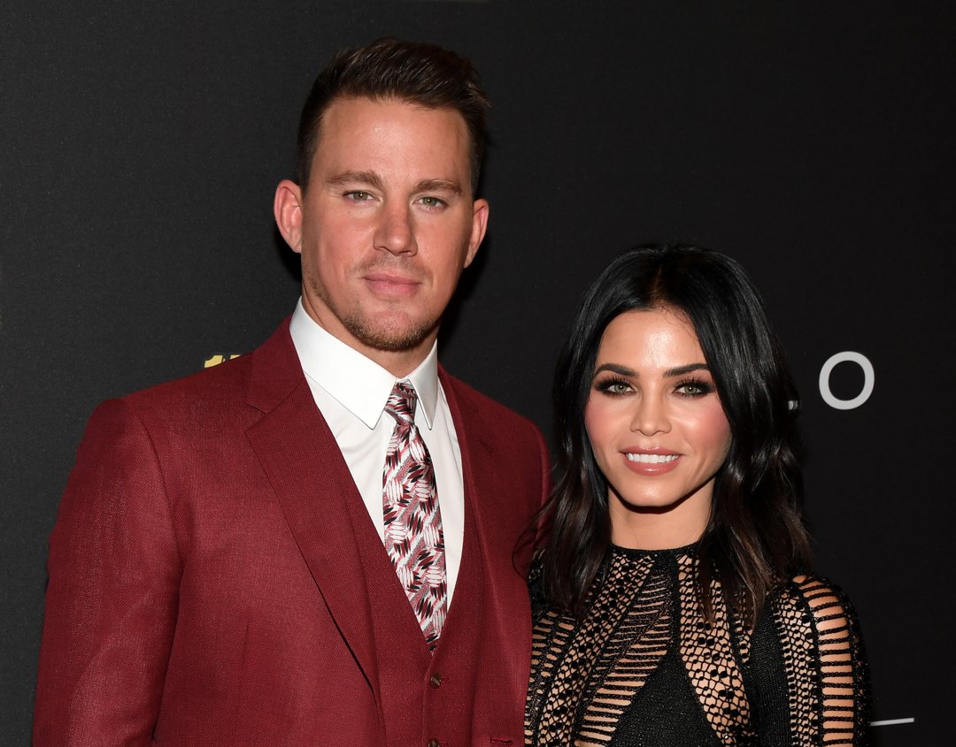 Channing Tatum and Jenna Dewan at the grand opening of 