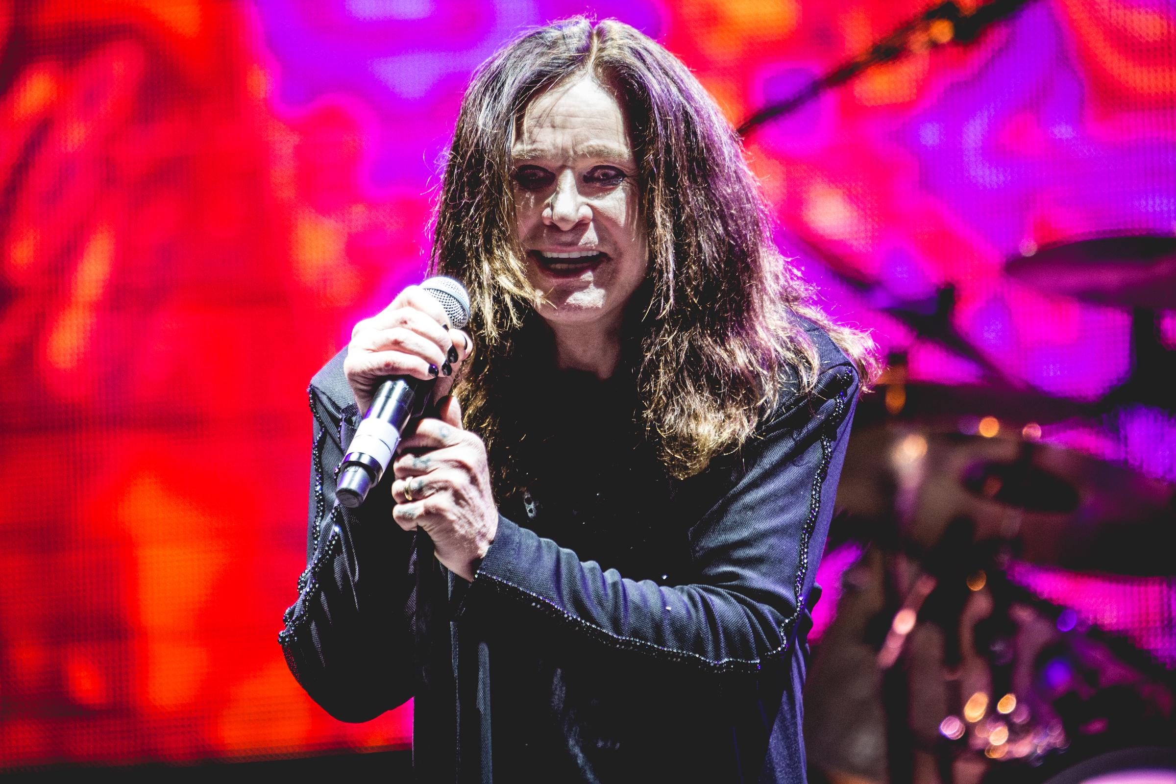 Ozzy Osbourne, frontman of Black Sabbath, in concert at the Verona Arena on June 13, 2016 in Verona, Italy | Source: Getty Images