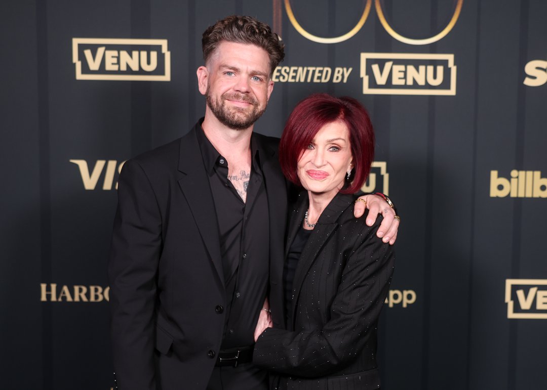 Jack Osbourne and Sharon Osbourne at Billboard Power 100 presented by VENU at Zouk Los Angeles on January 28, 2026 in Los Angeles, California | Source: Getty Images