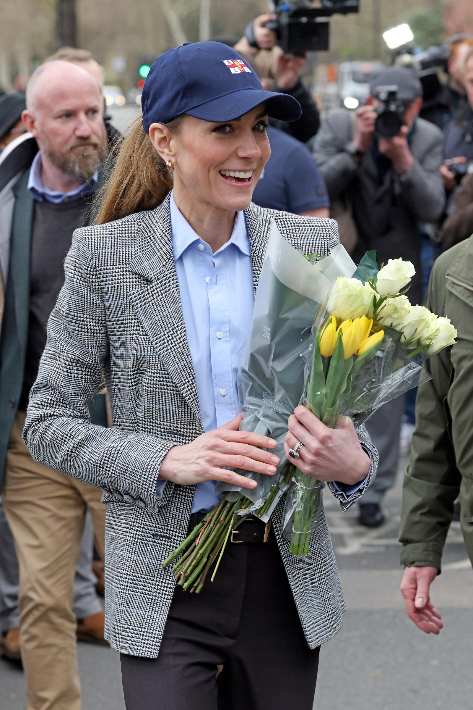 Catherine, Princess of Wales departing the RNLI Tower Station on 12 March 2026 in London, England. | Source: Getty Images