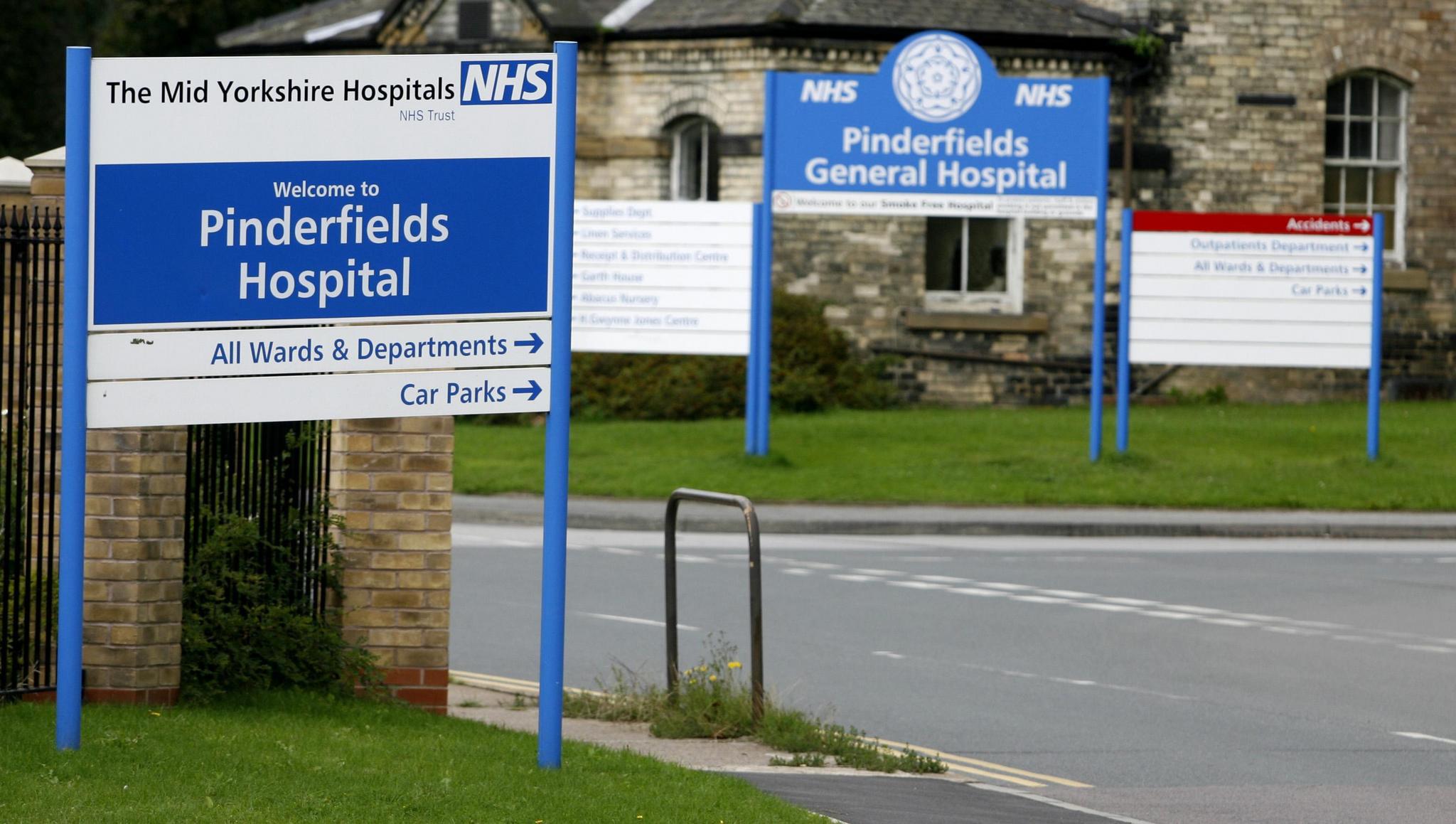 Pinderfields Hospital in Wakefield where it was thought that Soham killer Ian Huntley was being treated in 2006. | Source: Getty Images