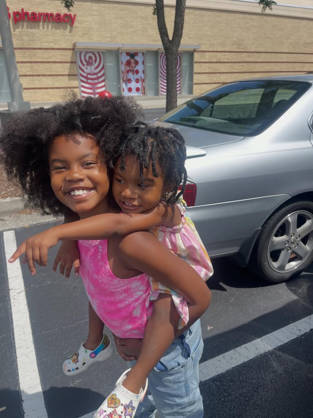 Teyana Taylor's daughters, Junie Shumpert and Rue Rose Shumpert, from a post dated December 17, 2025 | Source: Instagram/teyanataylor