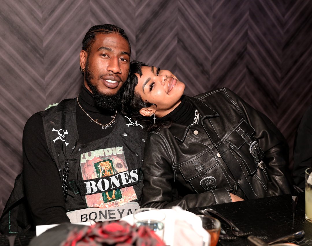 Iman Shumpert and Teyana Taylor attend The Compound and Luxury Watchmaker Roger Dubuis Hosts NBA All-Star Dinner at STK Chicago on February 14, 2020, in Chicago, Illinois | Source: Getty Images