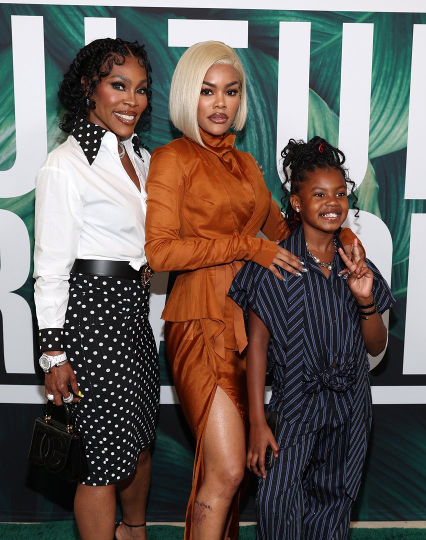 Nikki Taylor, Teyana Taylor and Junie Shumpert attend the Culture Creators Leaders & Innovators Awards Brunch at the Beverly Hilton on June 28, 2024, in Los Angeles, California | Source: Getty Images
