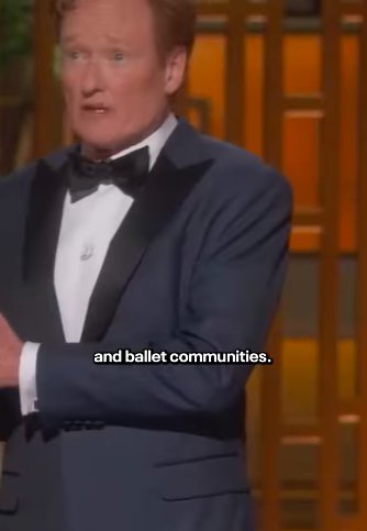 Conan O'Brien teasing Timothée Chalamet at the awards event, posted on March 15, 2026. | Source: Instagram/enews