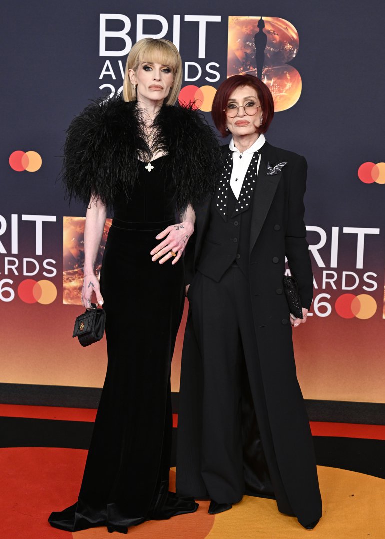 Kelly and Sharon Osbourne attend The BRIT Awards 2026 at Co-op Live on 28 February 2026 in Manchester, England. | Source: Getty Images