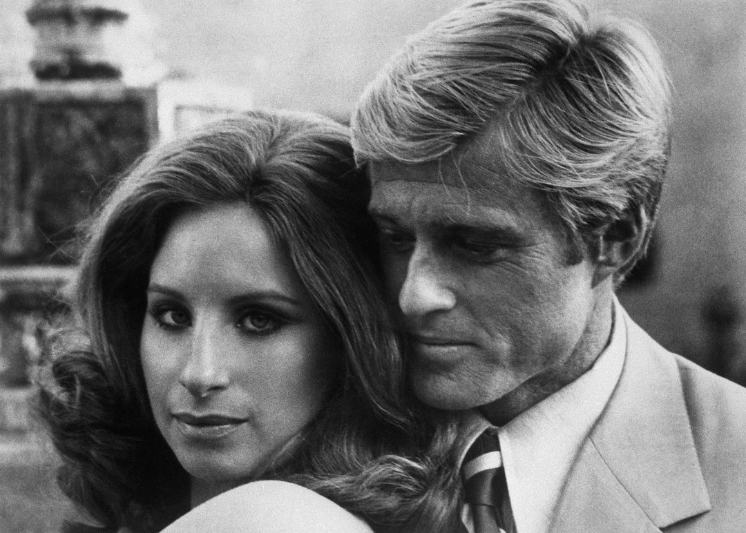 Barbra Streisand and Robert Redford in 