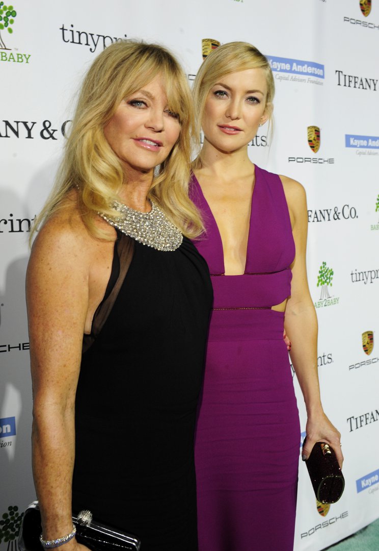 Goldie Hawn and Kate Hudson attend the Baby2Baby Gala presented by Tiffany & Co. at 3LABS on November 8, 2014, in Culver City, California.