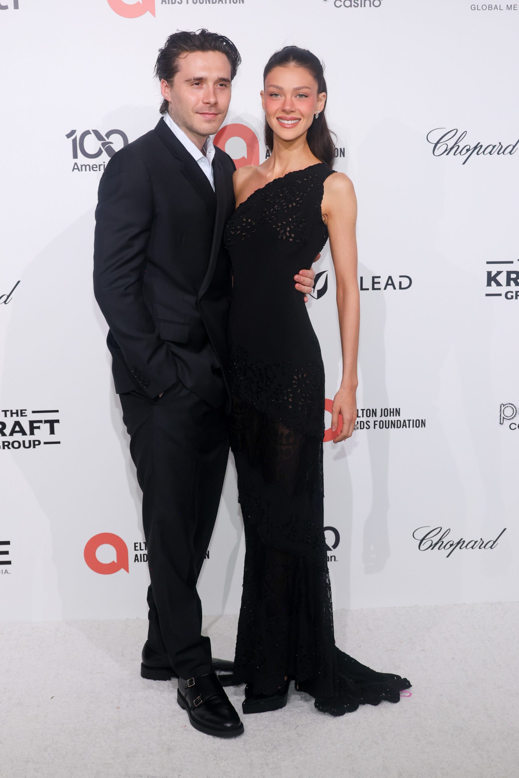 Brooklyn Peltz Beckham and Nicola Peltz Beckham attend Elton John AIDS Foundation's 34th Annual Academy Awards Viewing Party on 15 March 2026 in West Hollywood, California. | Source: Getty Images