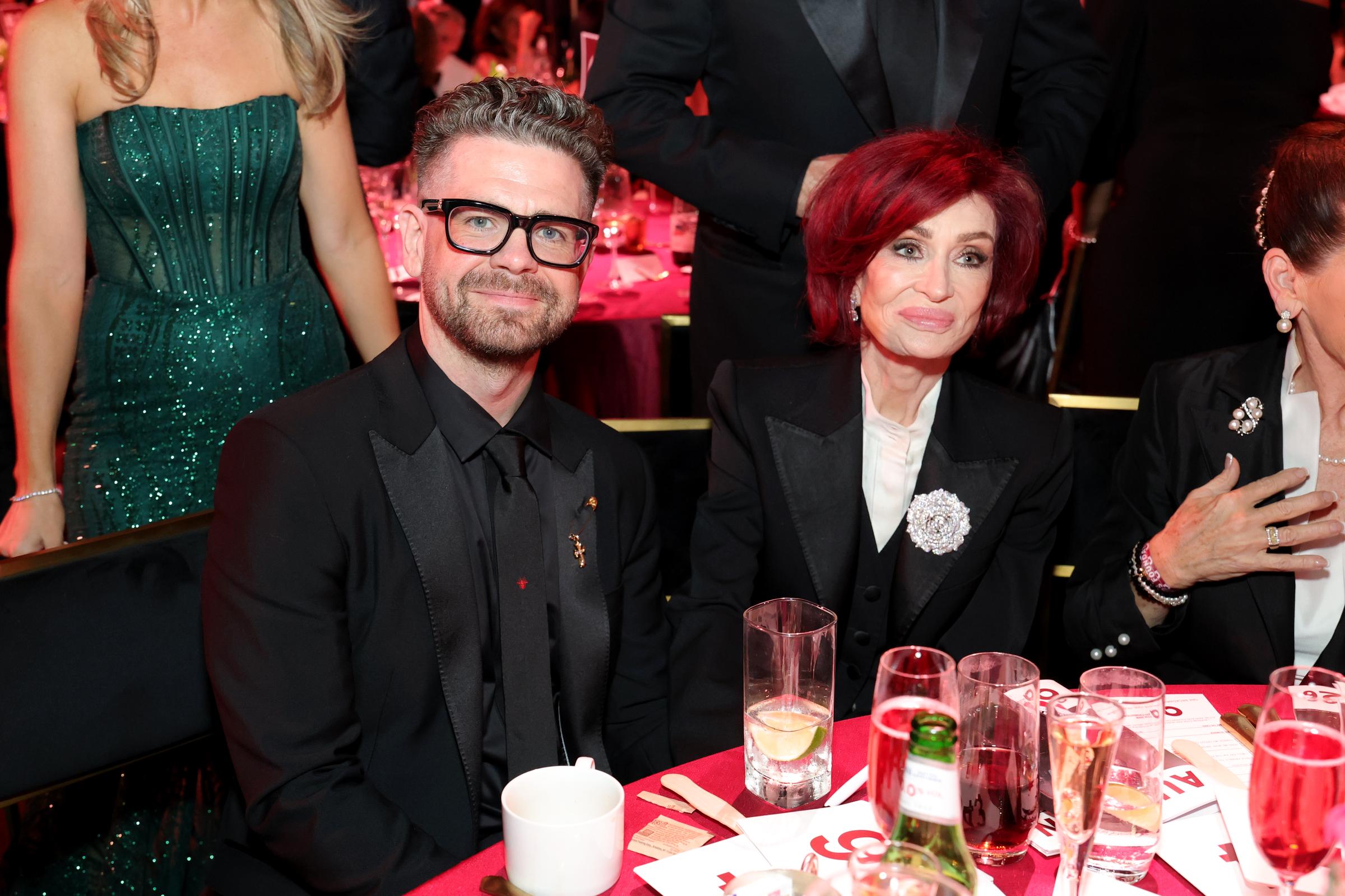 Jack and Sharon Osbourne attend Elton John AIDS Foundation's 34th Annual Academy Awards Viewing Party on 15 March 2026 in West Hollywood, California. | Source: Getty Images